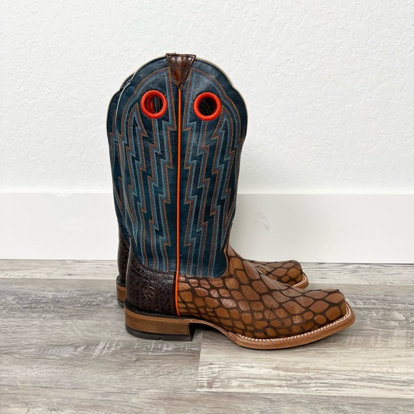 Ariat Other - Ariat Men's Tapadero Wildhorse Tan & Bucking Western Boot 9.5D